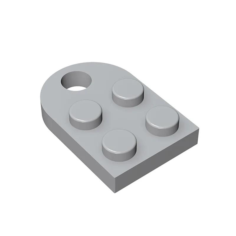 3176 Модифицированная пластина 2 x 3 с отверстием, набор модульных блоков GBC для технических самодельных зданий, совместимый с конструкторами.