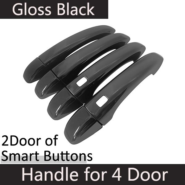 for Renault Kangoo 3 Gloss Black Outer Door Handle Cover Creative Sticker Trim Car Protective Film Styling Accessories