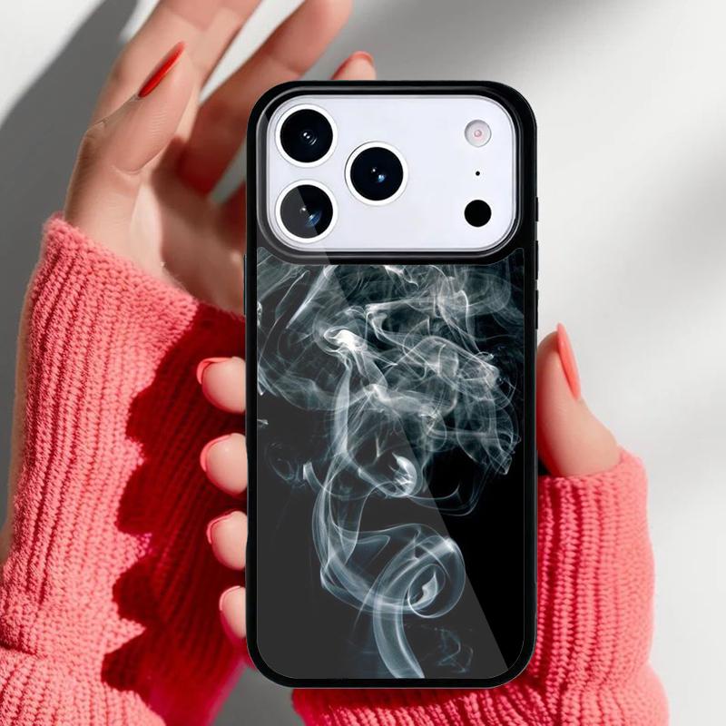 Смешной чехол для телефона "Дымный шлейф" для iPhone 17 Air 16e 15 14 13 Pro Max Задняя крышка для 12 11 Pro Coque