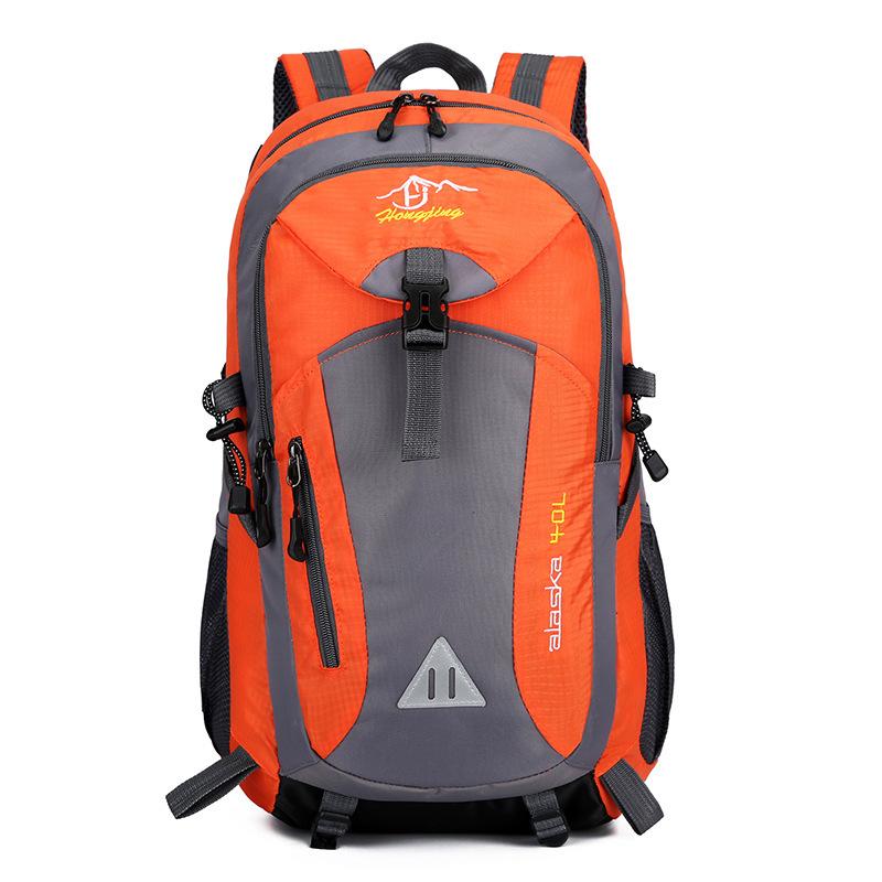 Men's Women's Large Leisure Sports Bag Travel Backpacks Capacity 40L Nylon Waterproof Backpack Outdoor Mountaineering Hiking Bag