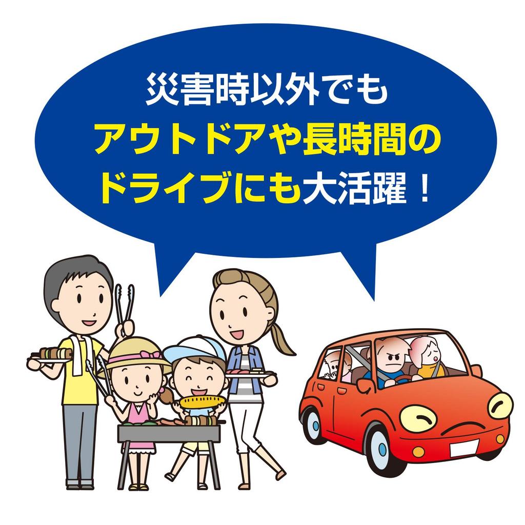 Kokubo Kogyo Emergency Portable Toilet (10 Uses X 3 Pieces Set) [For Water Outagesdisasters] Contains Coagulant, Suitable for Outdoor Activities