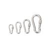 Spring Snap Carabiner M4 M5 M6 M8 304 Stainless Steel Climbing Safety Buckle Quick Link Lock Ring Hook High Quality Metal Buckle
