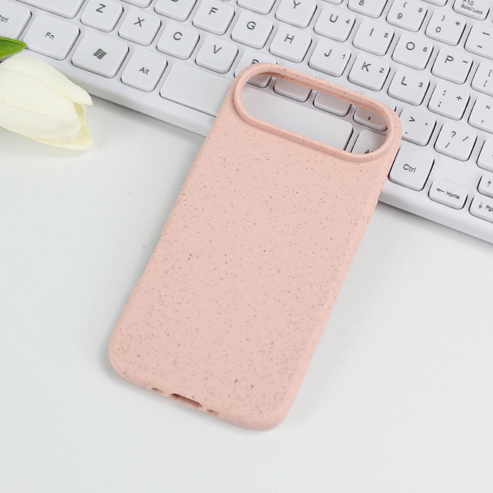 Eco Biodegradable Wheat Straw Soft Phone Case For iPhone 17 Air 16 E 15 14 Plus 13 12 Mini 11 Pro Fashion Matte Shockproof Cover