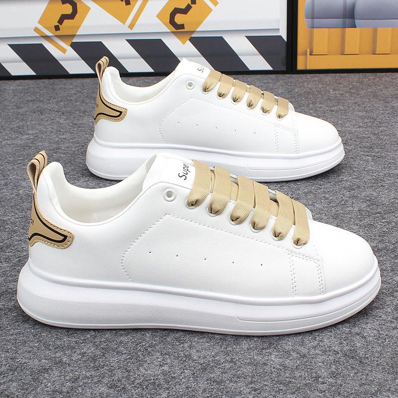 2024 новые белые туфли пара обуви толстая подошва легкая спортивная повседневная обувь роскошные теннисные туфли прогулочная обувь