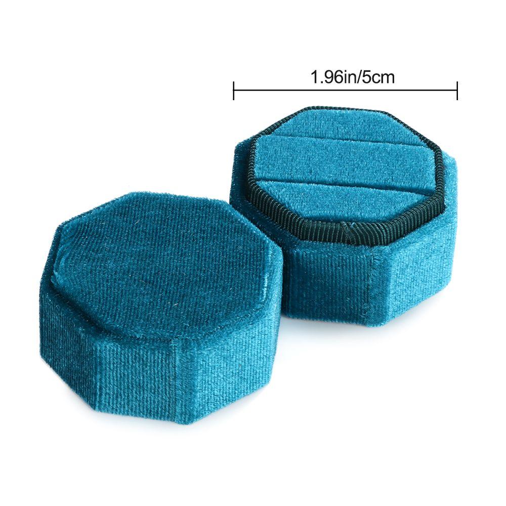 Высококачественная изысканная свадебная шкатулка для хранения колец со съемной крышкой, бархатная шкатулка для хранения ювелирных изделий