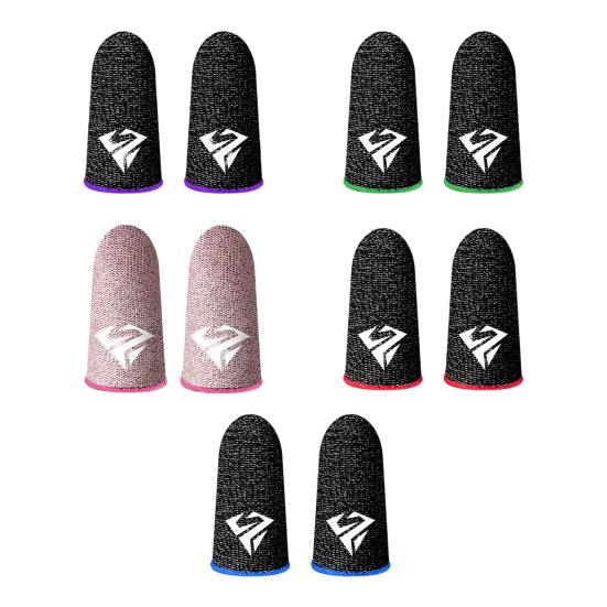 5 пар нарукавников для мобильных игр. Защита пальцев для мобильных игр. Сверхвысокая чувствительность, не царапается. Дышащие кончики пальцев. Накладки на пальцы. Перчатки для большого пальца.