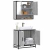 VidaXL Ensemble De Meubles De Salle De Bain 2 Pcs Sonoma Grey, Storage Cabinet, Bathroom Cabinet, Vanity Unit 3300918