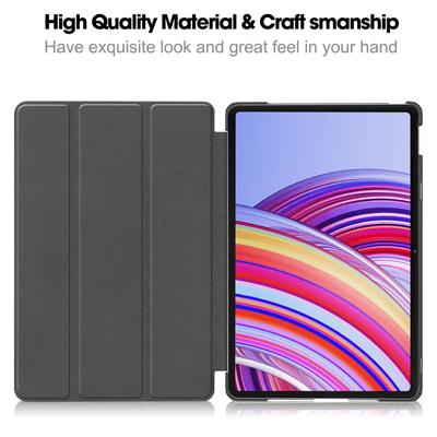 Чехол для планшета для Xiaomi Redmi Pad Pro/Redmi Pad Pro 5G/Poco Pad, кожаный чехол-подставка с тройным складыванием