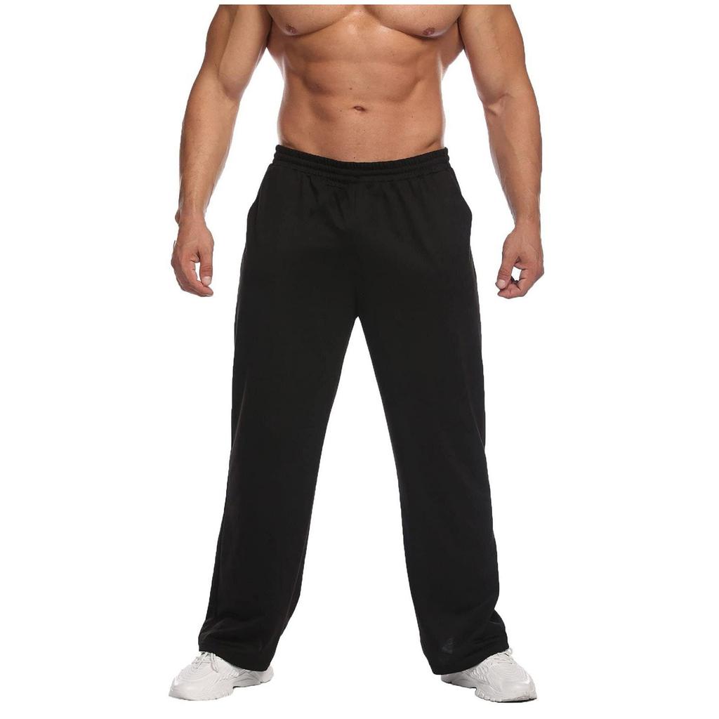 Мужские спортивные штаны, легкие спортивные штаны, длинные спортивные штаны, спортивные брюки для отдыха с карманами и шнурком