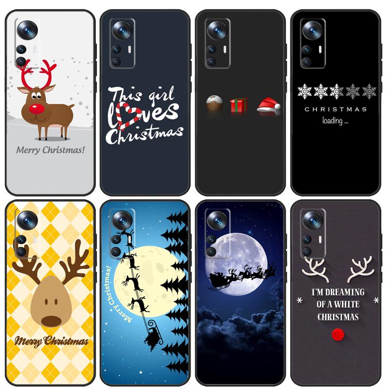 Merry Christmas Santa Claus Case For Xiaomi 13T 12T 11T 14 13 Pro 12 Lite 12X POCO F5 X3 X5 Pro F3 F4 X4 M5s C65 Funda