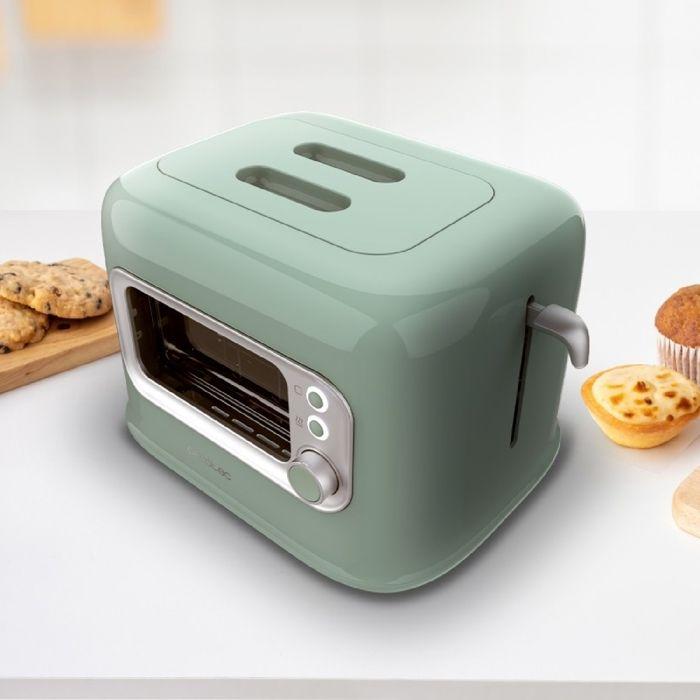 Cecotec RetroVision Green Vertical Toaster