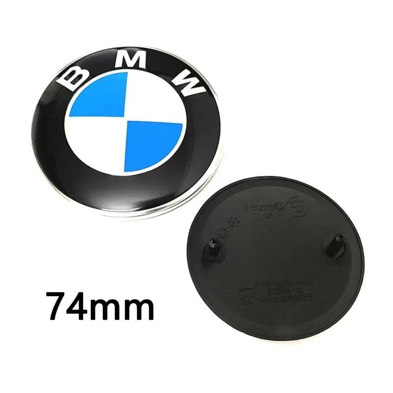 Car Front Bonnet Logo Trunk Cover Badge 74mm 82mm For BMW E90 E60 E46 E93 F20 F21 F30 F31 F32 F33 F34 F15 F10 F01 F11 BT8