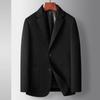 Men's Suit Autumn and Winter Wool Single West Light Luxury Business Can Take Off Goose Down Liner Double-sided Suit Warm Jacket