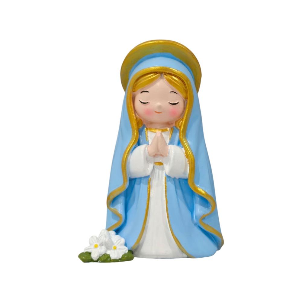 Catholic Theme Virgin Mary Figurine Decoration Religious Saint Figurine Spiritual Setting