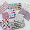 Toys Phone Decorative For Children Stickers Heart 3D Shining Stickers LOVE