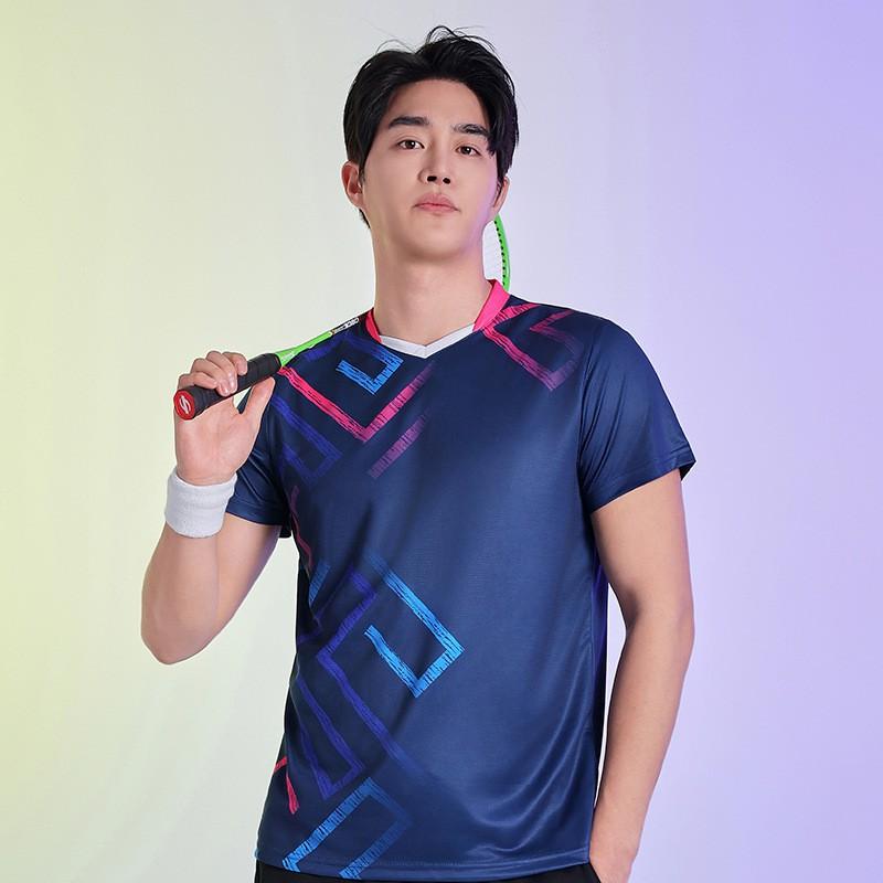 Quick-Dry Badminton Sport Set Men Women Kids Short Sleeve Shirt Shorts Skirt Athletic Wear