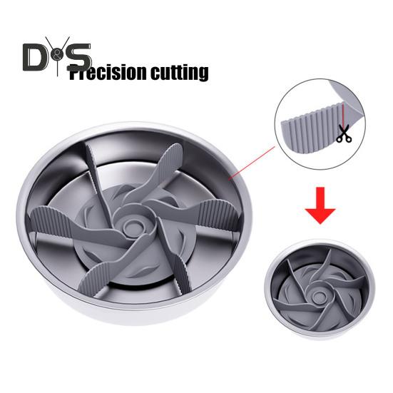 Вставка для мисок для собак с присосками, силиконовая головоломка с защитой от удушья, вставка для мисок для собак с медленной подачей, для обычных и высоких мисок для собак