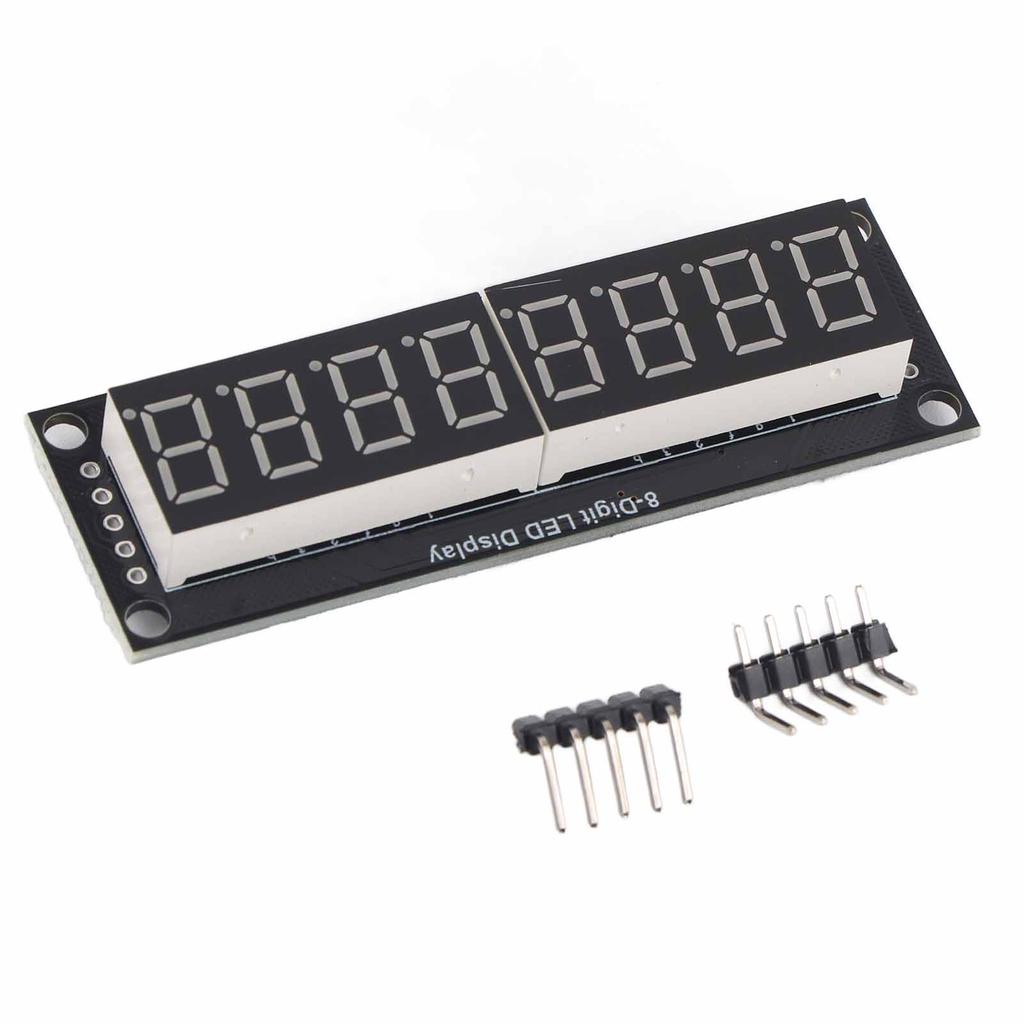 Модуль цифрового индикатора Светодиодный 8-разрядный 7-сегментный 0,36 дюйма Чип драйвера TM1637 Желтый