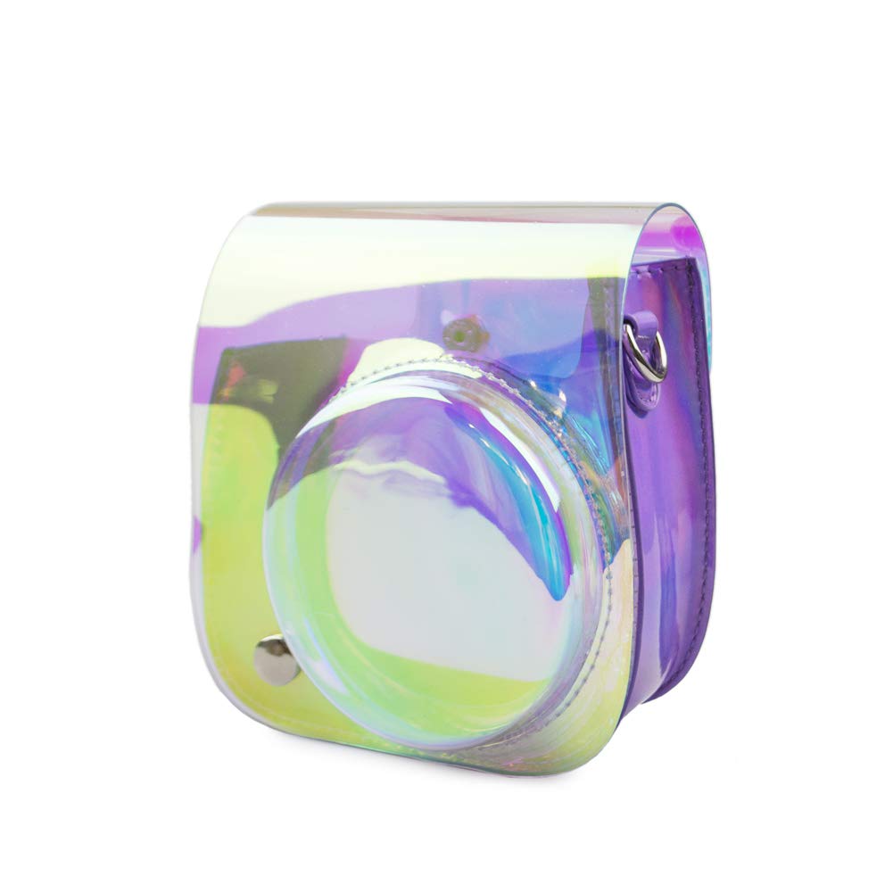 Kinokoo instax Fujifilm instax mini11 чехол для камеры instax mini11 защитный чехол instax с плечевым ремнем чехол из ПВХ, (пурпурный)