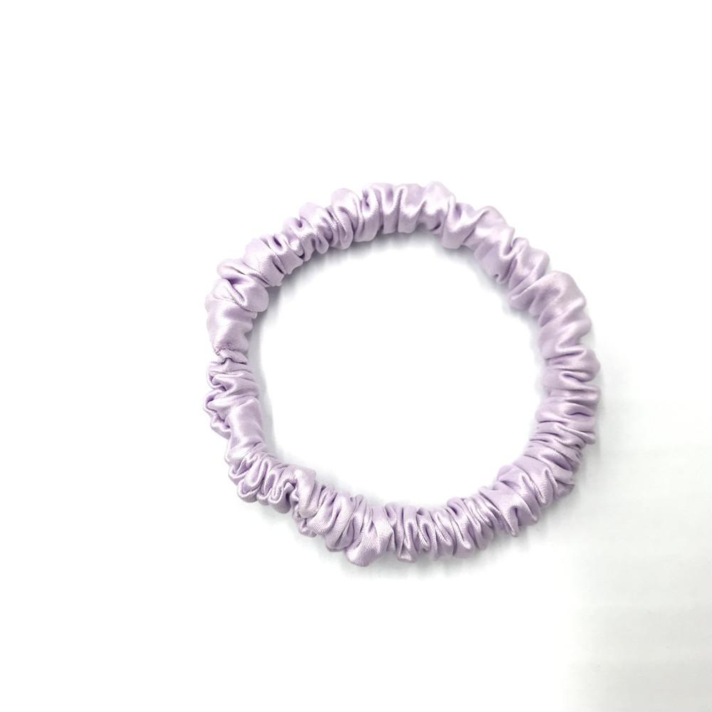 Модная искусственная шелковая тонкая резинка для волос из высококачественного атласа, толстый кишечник, круг, женская завязка для волос, украшение для волос