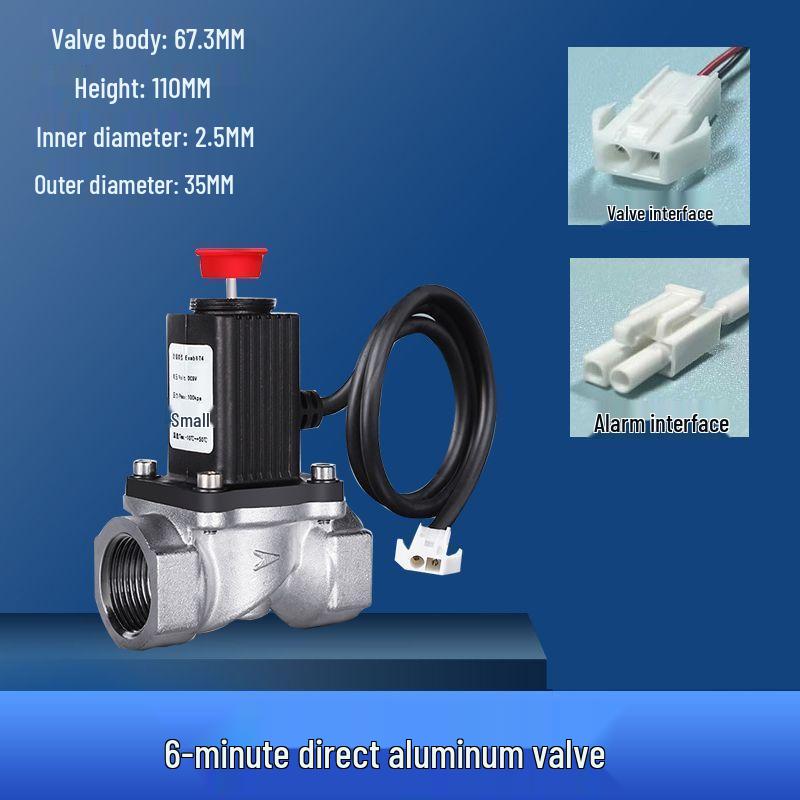 Commercial Gas Alarm with Automatic Shut-off Valve for Liquefied Natural Gas Detection