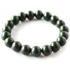 Green Hokutolite Bracelet 10mm Made In Taiwan Negative Ion Measured Radium Green Hoctorite Inner Diameter Approx. 17.5cm