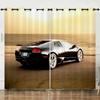 3D Роскошные Современные Роскошные Спортивные Машины Крутой Мальчик 2 Шт. Затемняющие Шторы Для Гостиной Спальни Кухни Домашнего Декора Крючка