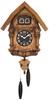 RHYTHM Cuckoo Wall Clock In Made In Japan Authentic Bellows Wood Brown Cuckoo Teles R 4MJ236RH06 [Made Japan] (Wood Finish)