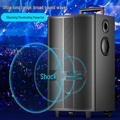 SA-X62 12-дюймовый портативный Bluetooth-динамик для караоке, штекер CN (адаптер в комплекте)