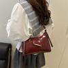 Solid Color Soft-faced Underarm Bag Women's 2025 New Fashion Trendy Personality Simple Shoulder Bag Versatile Messenger Bag