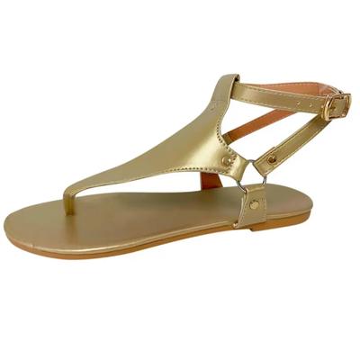 Обувь для женщин сандалии с ремешком на носке женские плоские пляжные шлепанцы сандалии открытые женские сандалии Zapatos Mujer 2024 Tendencia