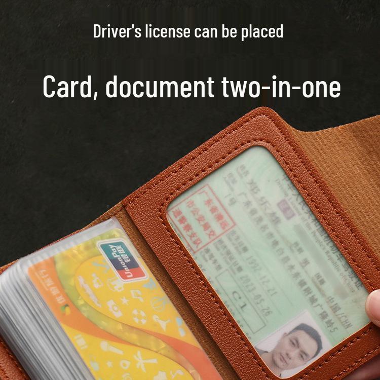 Унисекс 2025 Кошелек-холдер для карт с несколькими отделениями для ID