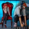 Chainsaw, Denji Makima action anime figure Collectibles, figurine display pieces, anime figurines Christmas gifts