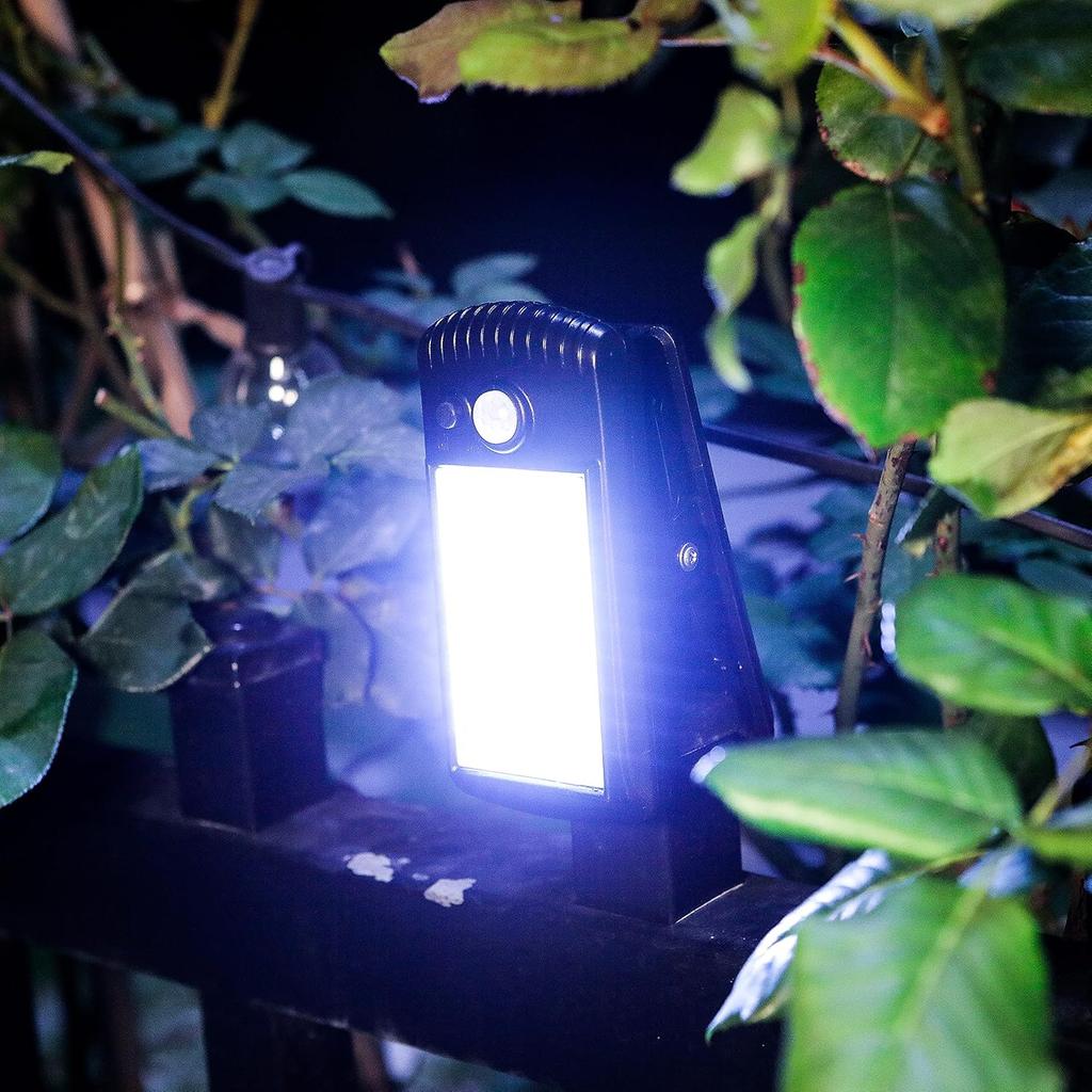 4 Pack Solar Motion Sensor Security Umbrella Light,Clip on Lights Outdoor with 40 LED,2 Modes Waterproof for Christmas Gifts Patio Wall Garage Hiking
