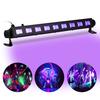 Tomshine Dimmable LED UV Bar Black Light Lamp Fixture Portable High Bright 9LEDs Total Power 27W for Bar Club Party Restaurant