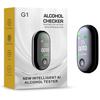 G1 Портативный алкотестер Профессиональный алкотестер с ЖК-дисплеем USB Перезаряжаемый Электронный цифровой алкотестер