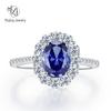 Кольцо Mujing Jewelry S925 из стерлингового серебра с позолотой и розовым овальным бриллиантом морганита (7x10мм)