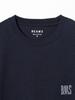 Beams S/S TEE BMS Logo Basic T-Shirt Navy Large 11041321803