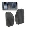 2Pcs Car Brake Clutch Foot Pedal Pad Rubber Cover For Peugeot 3008 T8 2009-2016