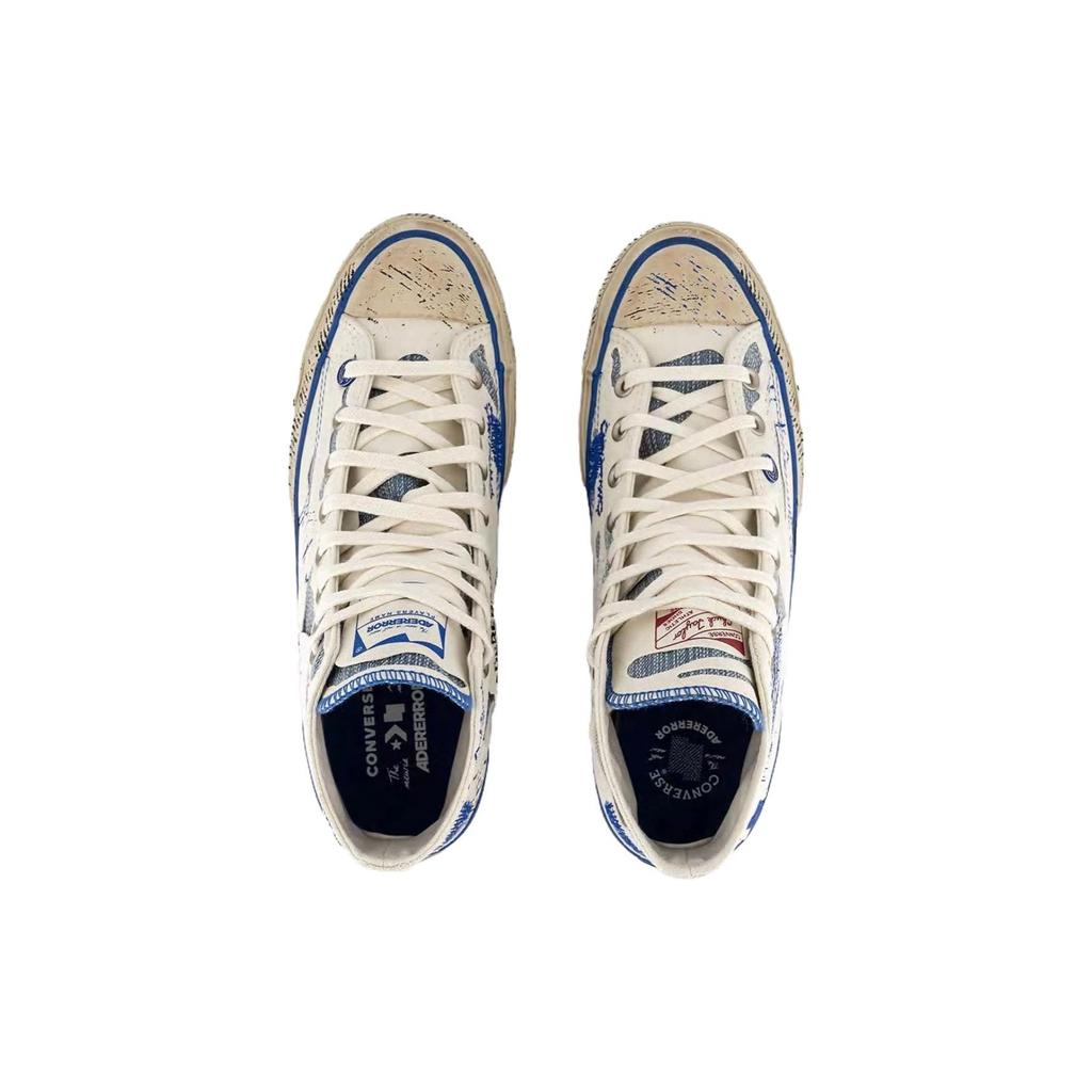 ADER ERROR x Converse Chuck 70 High Create Next: The New Is Not New - кроссовки унисекс из 2-й коллекции бело-синие Imperial-Blue A05351C