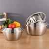 Stainless Steel Salad Egg Mixing Bowls Soup Bowl Washing Vegetables Basin Kitchen Utensils
