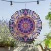 10 Inch Metal Wind Spinner Outdoor Garden Decor Kinetic Wind Sculpture with Smooth Spinning Motion for Yard Patio Balcony Decoration