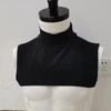 Women Soft Modal Fake Collar Turtleneck Solid Color Muslim Hijab Extensions Mock Neck Cover Blouse Sweater Detachable Collars