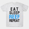 Женская футболка Eat Sleep Reef Repeat с принтом Харадзюку, кавайная футболка, летняя футболка с коротким рукавом, женская футболка, топ