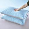 Cooling Pillowcase Covers Ice Silk Soft Breathable Summer Pillow Cases Machine Washable for Dorm Home Bedroom Use Smooth Fabric