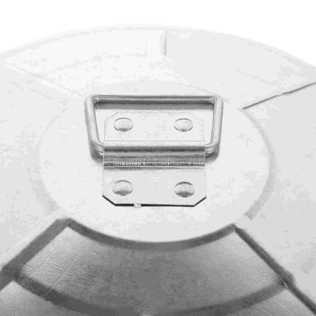 Metal Trash Can Outdoor Garbage Small Wastebasket Recycling Bin Iron Kitchen Office