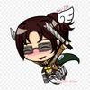 Petra Shingeki No Kyojin Attack On Titan Clipart нашивки для одежды Большие аниме-нашивки Теплопередающая виниловая наклейка Железо на переводных картинках для одежды