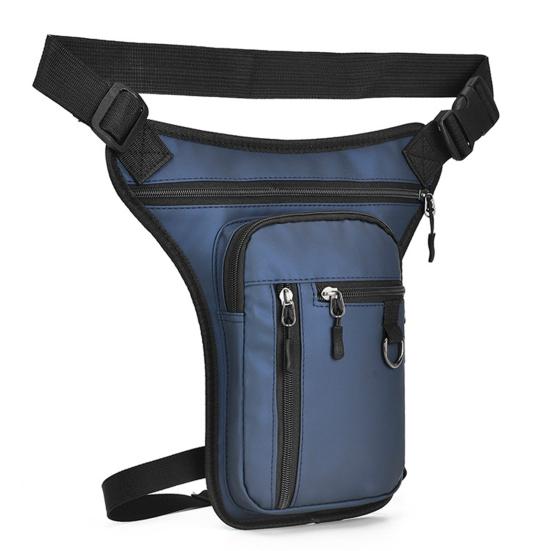 Мужская поясная сумка, регулируемая набедренная сумка с несколькими карманами, большой вместимости, поясная сумка для мотоцикла, велоспорта, путешествий