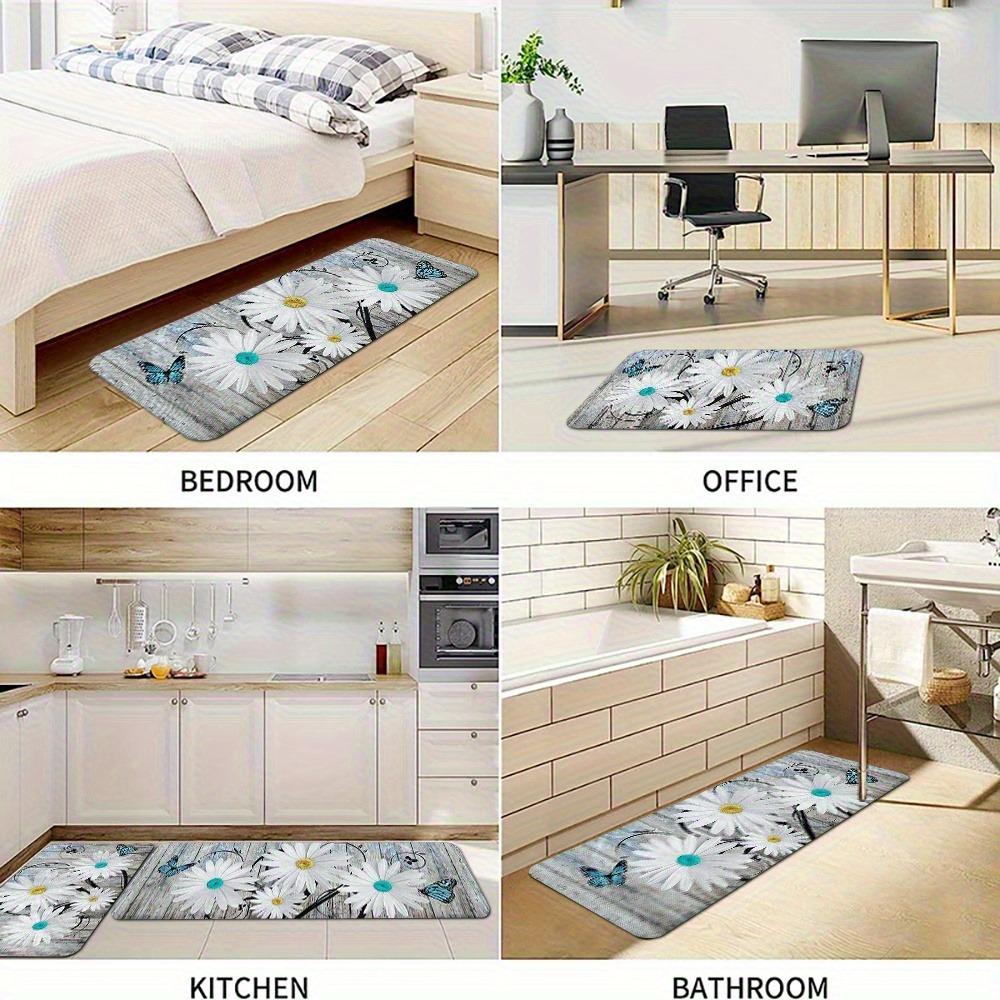 1 шт. Коврик для кухни с 3D-рисунком, Нескользящий придверный коврик, Поп-дизайн, Коврик для ванной комнаты, Коврик для ванной, Ковер для дома, Декор для раковины, Прачечной