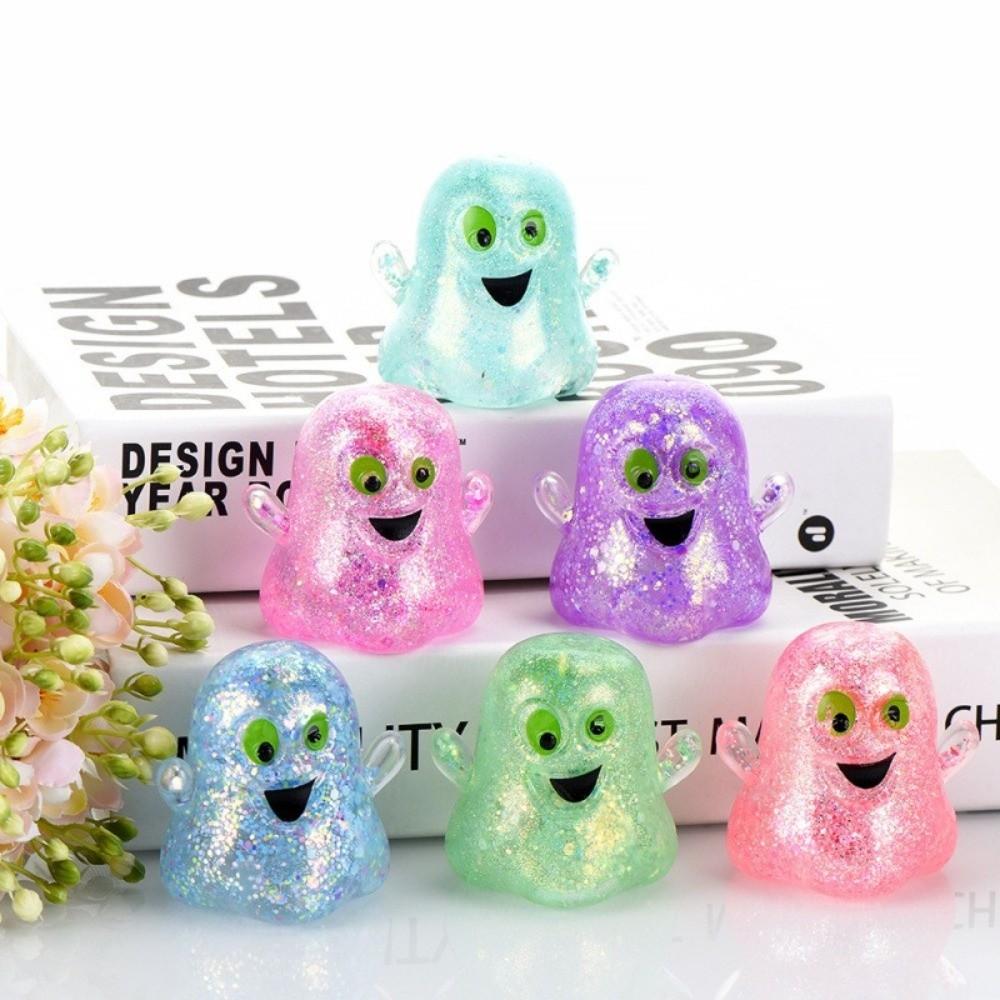 Cartoon Ghost Squeeze Toy Soft Stress Squeeze Toy Fashion Release Anxiety Toys School Use